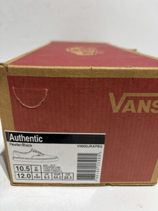 Van Men’s Authentic Sneakers Pewter/Black, Size 10.5 M main image 6